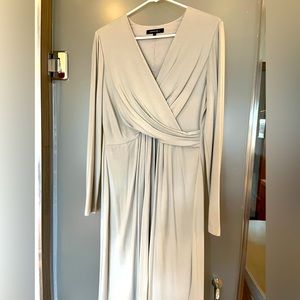 Lafayette 148 gray dress size large.